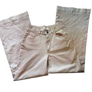 DL1961 Tan Wide Leg Jeans Size 26